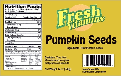 Fresh Vitamins Pumpkin Seeds